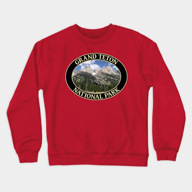 Grand Teton National Park in Wyoming Crewneck Sweatshirt by GentleSeas